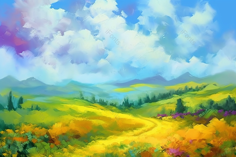 水彩天空山水油画手绘艺术抽象背景插画,插画/手绘图,插画/手绘图库,插画/手绘图下载,插画/手绘